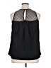 MICHAEL Michael Kors 100% Polyester Black Sleeveless Blouse Size 14 - photo 2