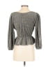 ASTR The Label Gray 3/4 Sleeve Blouse Size XS - photo 2