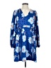 Draper James 100% Polyester Print Blue Casual Dress Size XS - photo 1