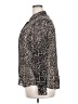 Mint Velvet 100% Polyester Animal Print Gray Long Sleeve Blouse Size 18 - photo 5