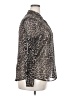 Mint Velvet 100% Polyester Animal Print Gray Long Sleeve Blouse Size 18 - photo 4