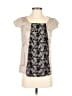 Young Essence 100% Polyester Gray Short Sleeve Top Size S - photo 1