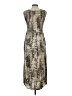 Notations 100% Rayon Animal Print Silver Cocktail Dress Size L (petite) - photo 2