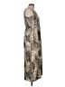 Notations 100% Rayon Animal Print Silver Cocktail Dress Size L (petite) - photo 4