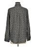 Saks Fifth Avenue 100% Polyester Polka Dots Gray Long Sleeve Blouse Size M - photo 2