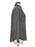 Saks Fifth Avenue 100% Polyester Polka Dots Gray Long Sleeve Blouse Size M - photo 4