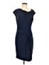 MICHAEL Michael Kors Solid Blue Cocktail Dress Size M - photo 1