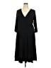 Lane Bryant Solid Black Casual Dress Size 18 - 20 Plus - photo 1