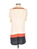 Bordeaux Color Block Pink Orange Short Sleeve Top Size XS - photo 2
