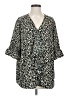 Agnes Orinda 100% Polyester Black Kimono Size 2 - photo 1
