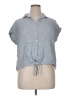 Weatherproof Blue Short Sleeve Blouse Size XL - photo 1