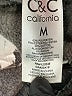 C&C California Hearts Gray Pullover Sweater Size M - photo 7