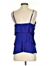 BCBGMAXAZRIA 100% Polyester Blue Sleeveless Blouse Size XS - photo 2