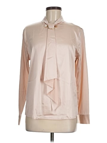 LILYSILK Long Sleeve Silk Top (view 1)