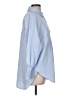 Assorted Brands 100% Polyester Stripes Blue Long Sleeve Blouse Size M - photo 4
