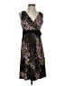 Apt. 9 Floral Black Cocktail Dress Size S - photo 1