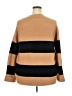Piombo Stripes Brown Tan Pullover Sweater Size XXL (estimated) - photo 2