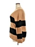 Piombo Stripes Brown Tan Pullover Sweater Size XXL (estimated) - photo 5