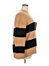 Piombo Stripes Brown Tan Pullover Sweater Size XXL (estimated) - photo 4