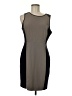 Worthington Color Block Gray Cocktail Dress Size 8 - photo 1