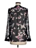 Assorted Brands 100% Polyester Black Blue Long Sleeve Blouse Size M (estimated) - photo 2
