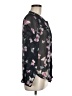 Assorted Brands 100% Polyester Black Blue Long Sleeve Blouse Size M (estimated) - photo 4