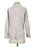 Club Monaco 100% Silk Tweed Brown button down Size XS - photo 2
