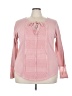 Weekend Suzanne Betro Pink Long Sleeve Blouse Size 3X - photo 1