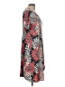 Robbie Bee Print Red Casual Dress Size L - photo 4