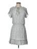 Blue Rain Tweed Gray Casual Dress Size L - photo 1