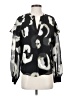 DKNY 100% Polyester Black 3/4 Sleeve Blouse Size S - photo 1
