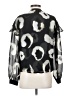 DKNY 100% Polyester Black 3/4 Sleeve Blouse Size S - photo 2
