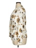 Maurices Floral Ivory Long Sleeve Blouse Size 14 (0) - photo 5