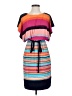 Sangria Color Block Orange Casual Dress Size 2 - photo 1