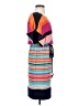 Sangria Color Block Orange Casual Dress Size 2 - photo 4