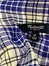 Madewell Plaid Blue Long Sleeve Button-Down Shirt Size M - photo 7