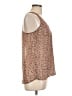 Collective Concepts 100% Polyester Polka Dots Red Brown Sleeveless Blouse Size L - photo 4