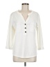 Old Navy Ivory 3/4 Sleeve Blouse Size M - photo 1