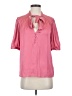 Paige Pink Short Sleeve Blouse Size S - photo 1