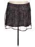 American Eagle Shoes 100% Polyester Floral Gray Casual Skirt Size XL - photo 1