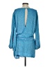 retrofête 100% Viscose Blue Cocktail Dress Size XS - photo 2