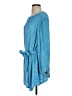 retrofête 100% Viscose Blue Cocktail Dress Size XS - photo 5