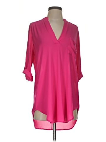 All in Favor 3/4 Sleeve Blouse (view 1)