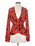 The Room 100% Polyester Orange Long Sleeve Blouse Size S - photo 1