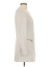 Zara Basic 100% Acetate Ivory Gray Coat Size L - photo 4