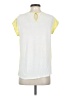 Charming Charlie 100% Polyester Yellow Short Sleeve Blouse Size S - photo 2