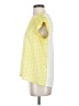 Charming Charlie 100% Polyester Yellow Short Sleeve Blouse Size S - photo 5