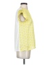 Charming Charlie 100% Polyester Yellow Short Sleeve Blouse Size S - photo 4