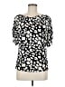 MICHAEL Michael Kors Ivory Short Sleeve Blouse Size M - photo 1
