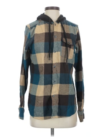 Ocean Current Long Sleeve Button-Down Shirt (view 1)